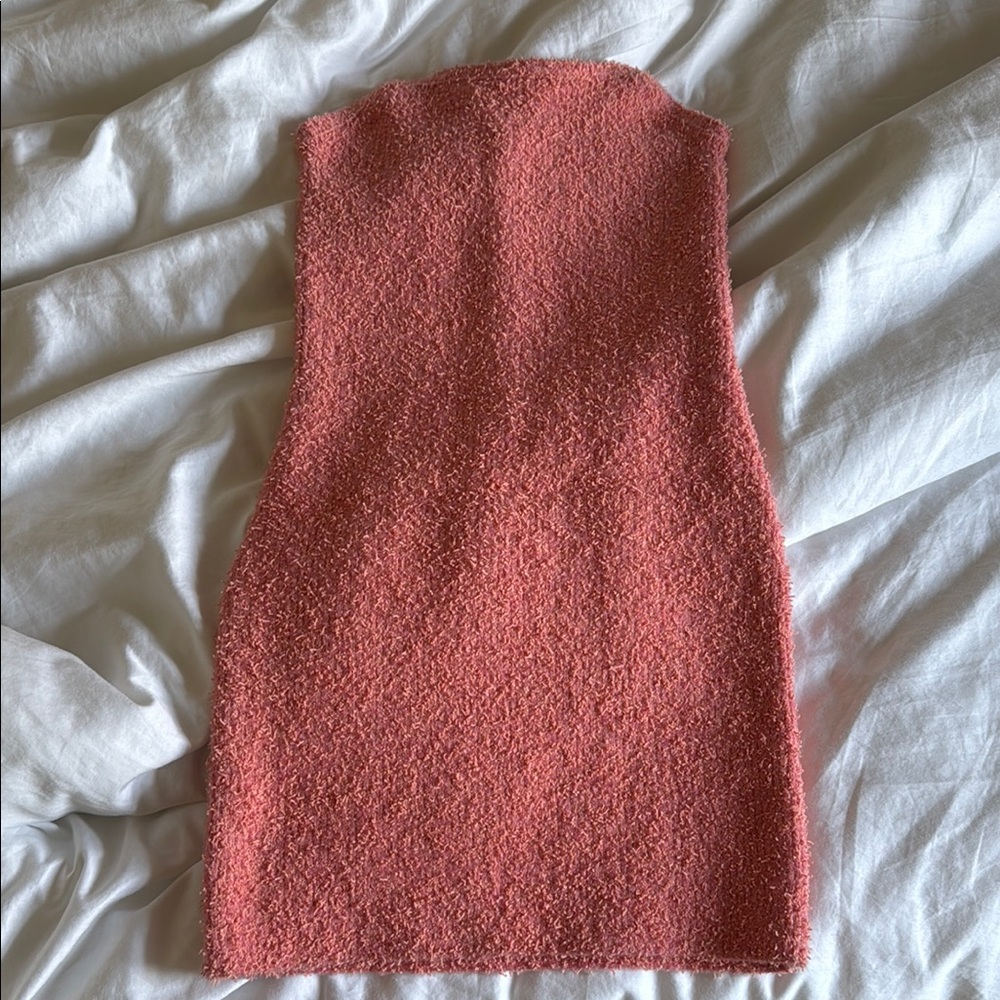 Elegant Pink Sleeveless Dress